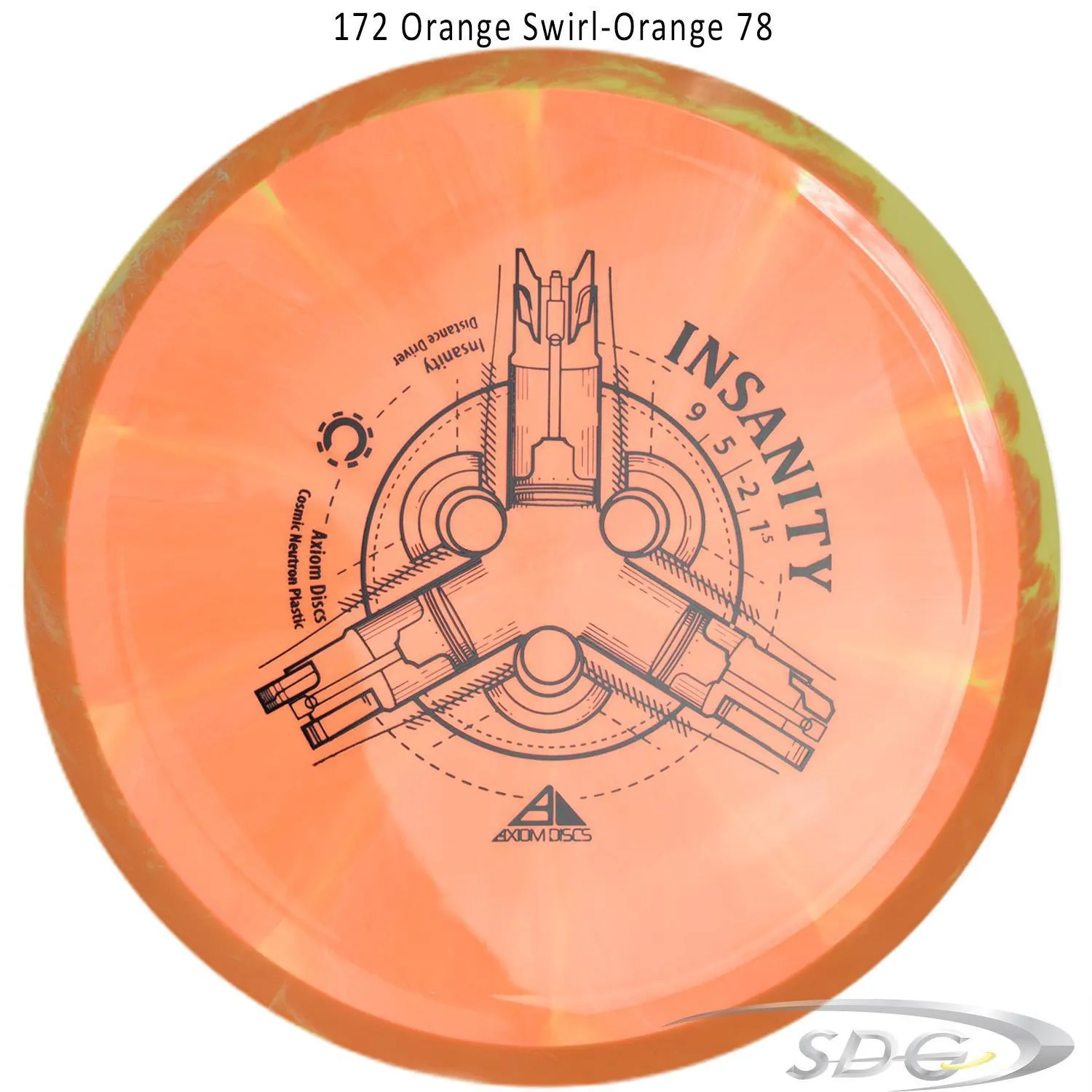 Axiom Cosmic Neutron Insanity Disc Golf Distance Driver