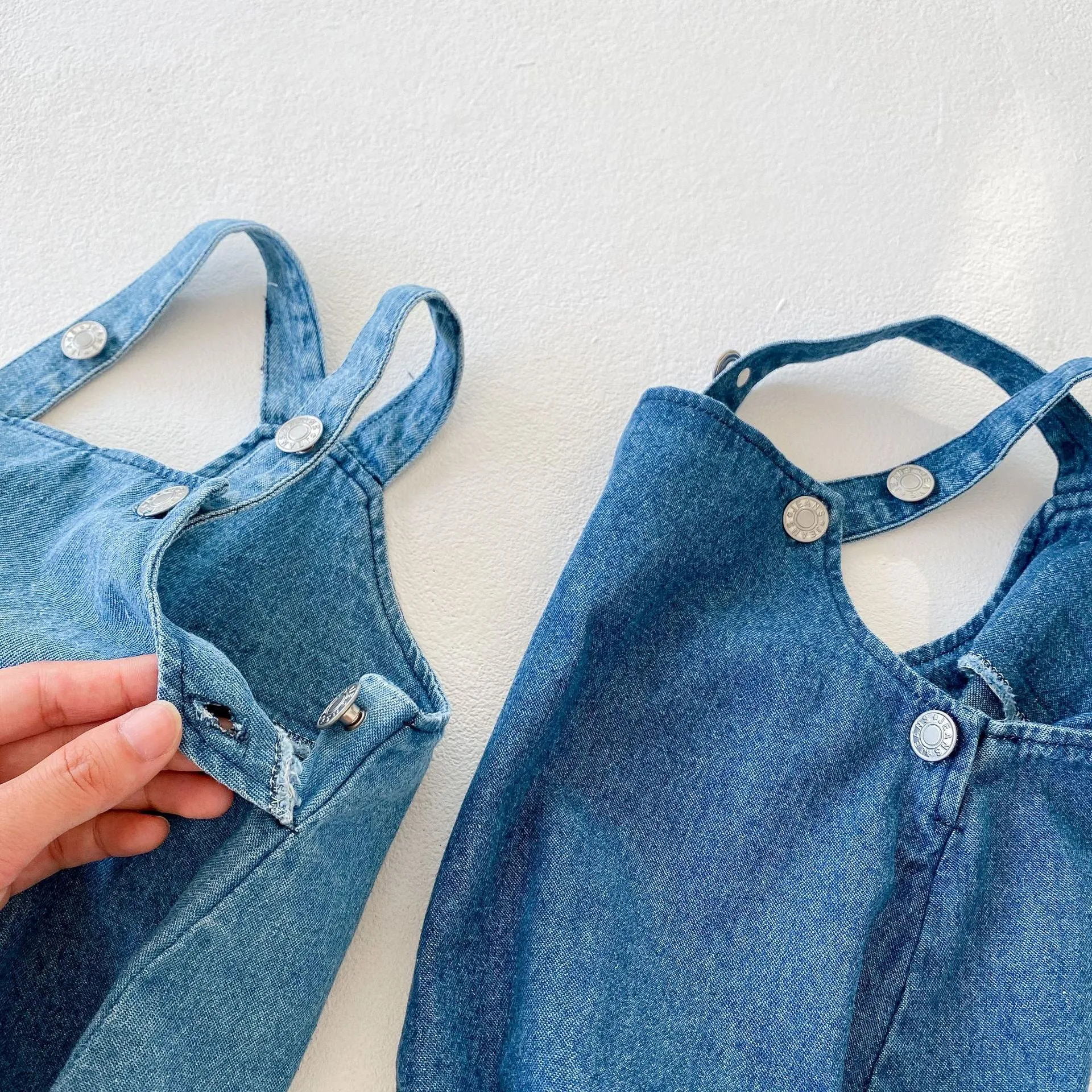 Baby Denim Jumpsuit Suit