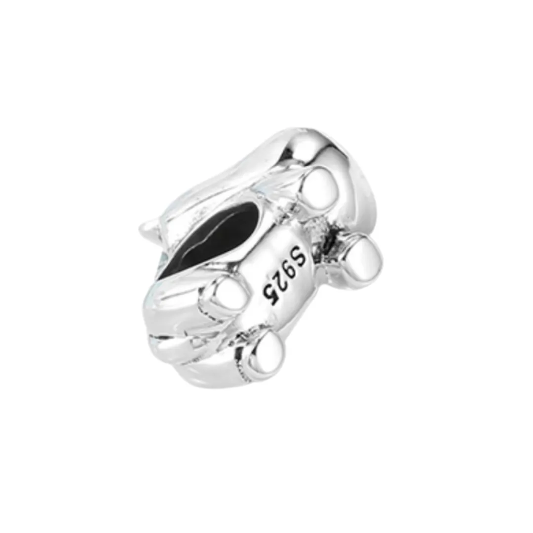 Baby Hippo Charm 925 Sterling Silver