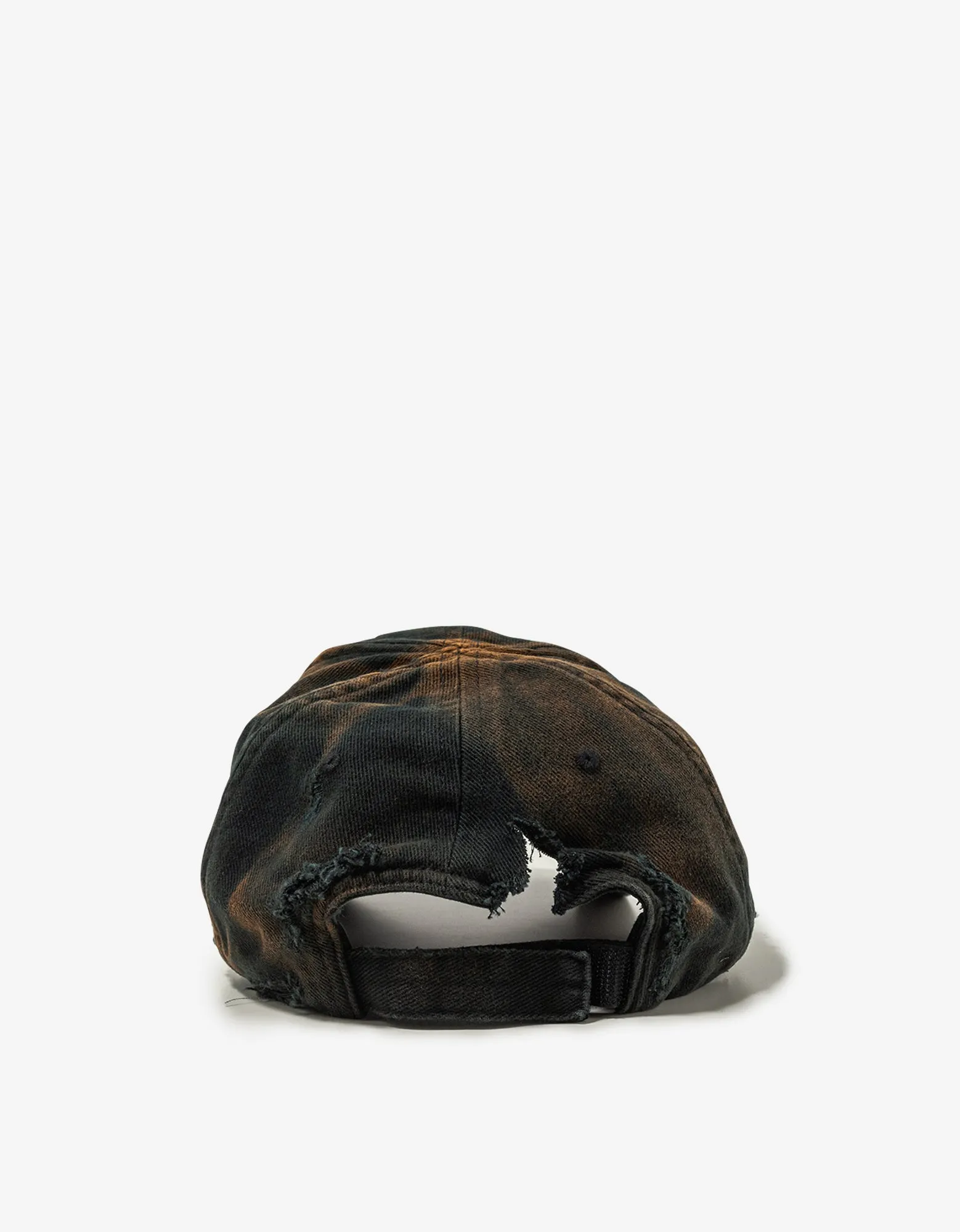 Balenciaga Black BB Mode Destroyed Piercing Cap