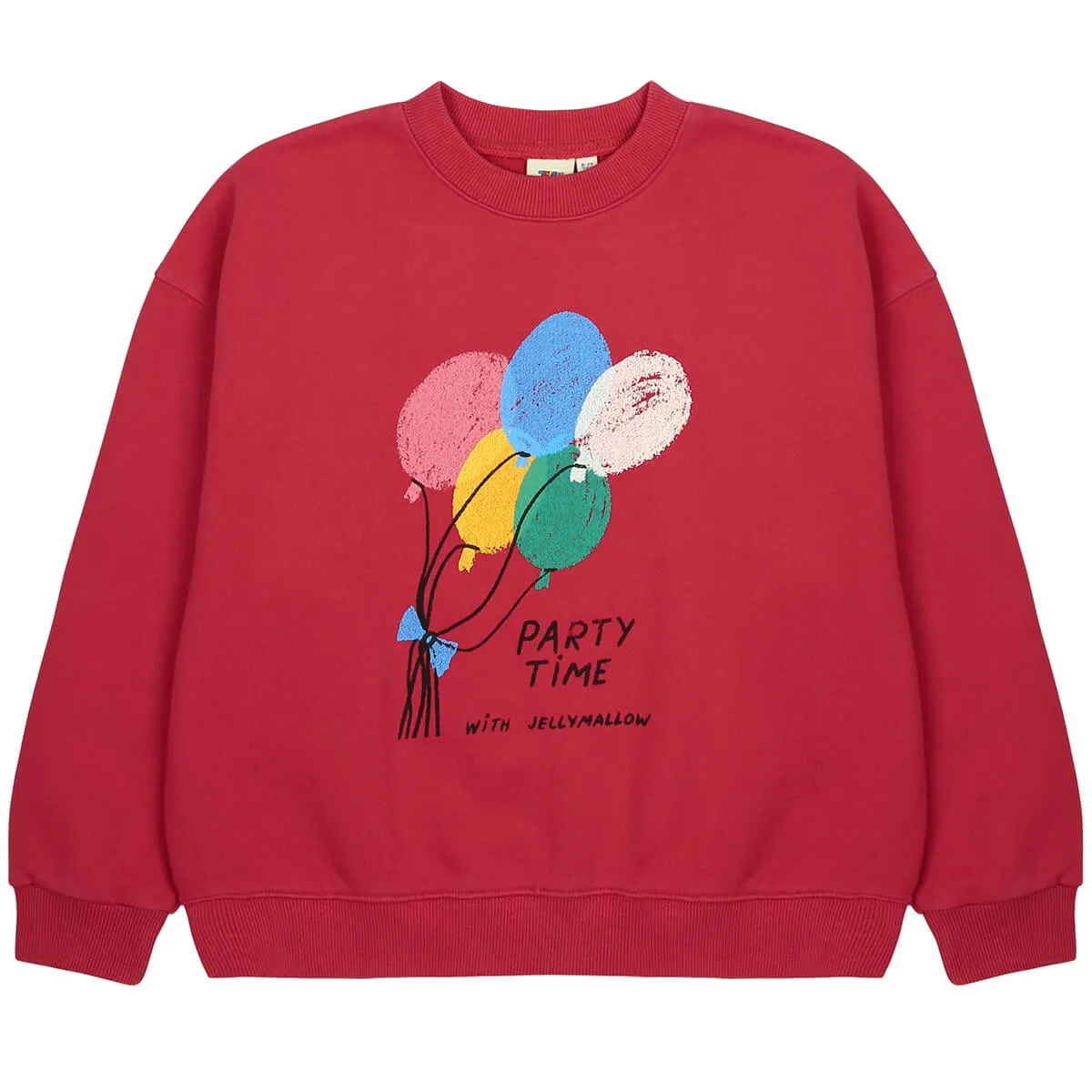 Balloon Sweatshirt in Red by Jelly Mallow