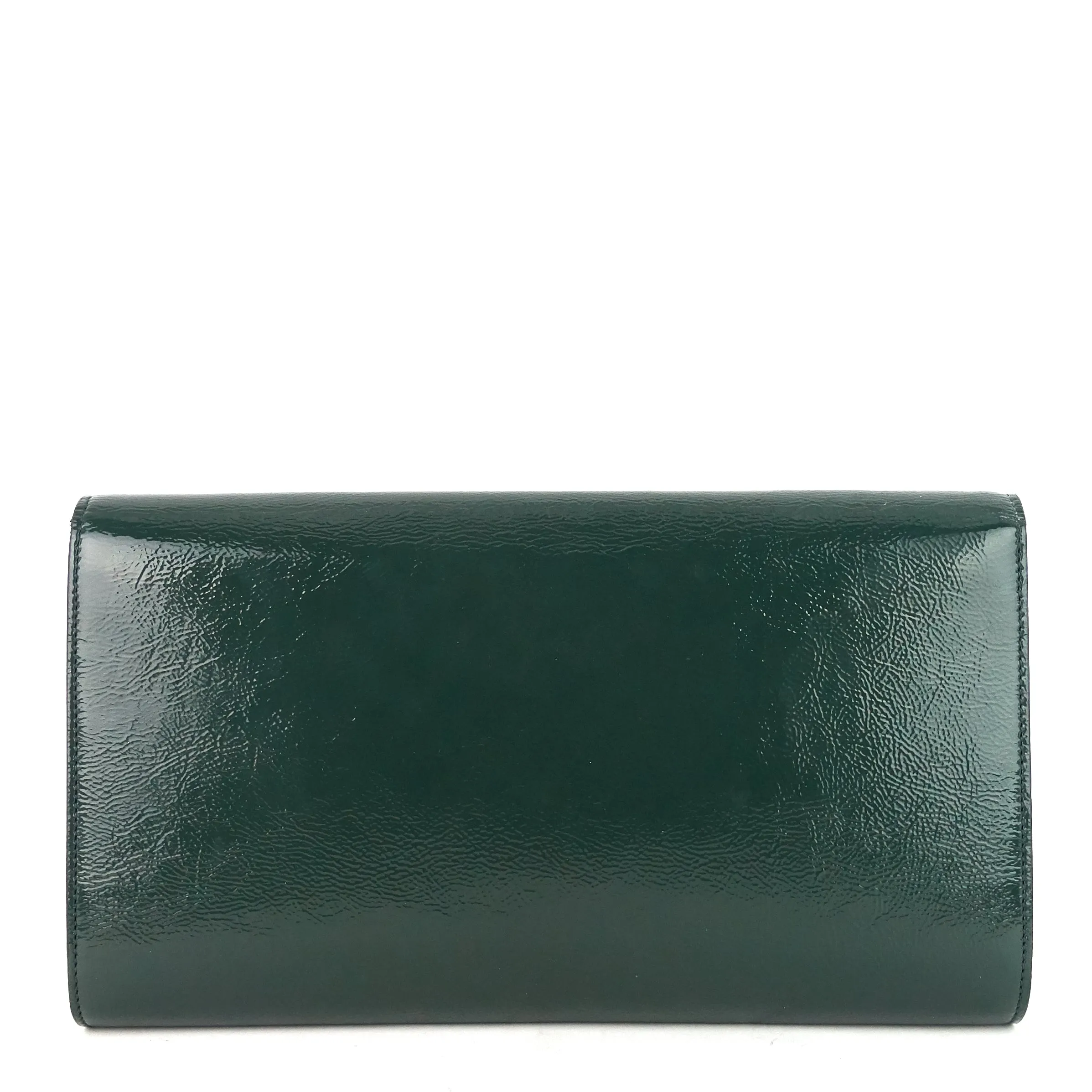 Belle de Jour Large Patent Leather Clutch Bag