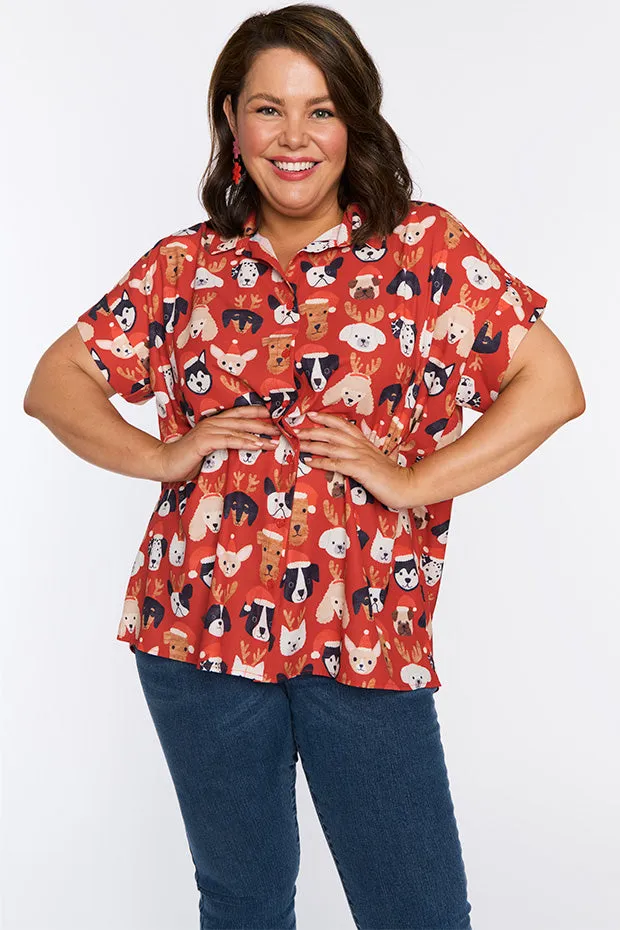 Belle Puppy Christmas Shirt