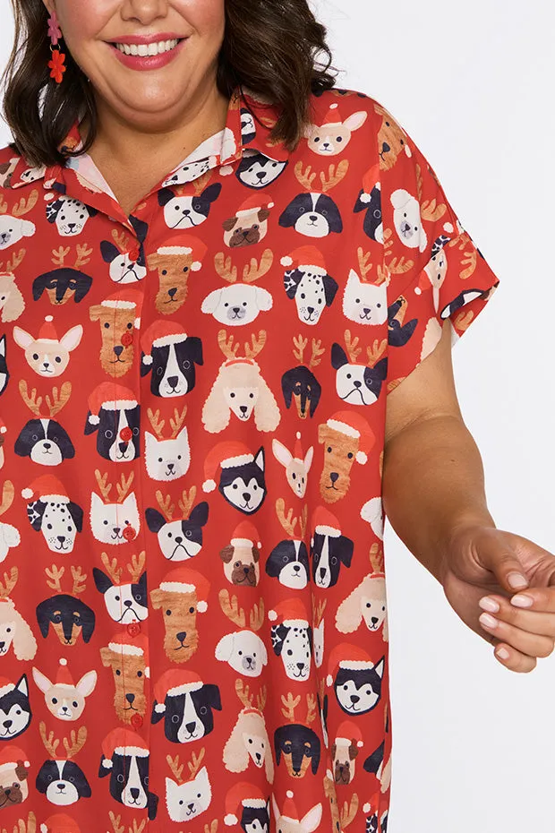 Belle Puppy Christmas Shirt