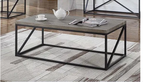 Birdie Rectangular Coffee Table Sonoma Grey