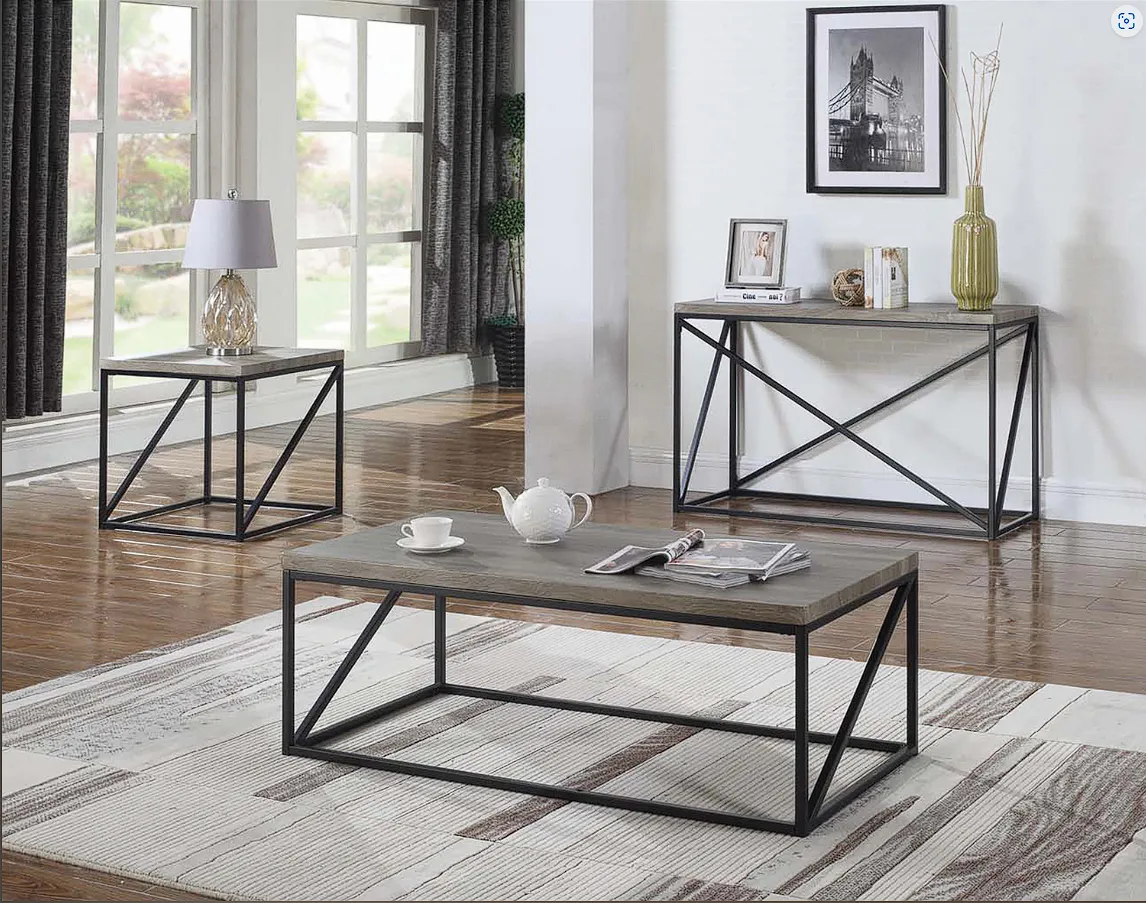 Birdie Rectangular Coffee Table Sonoma Grey