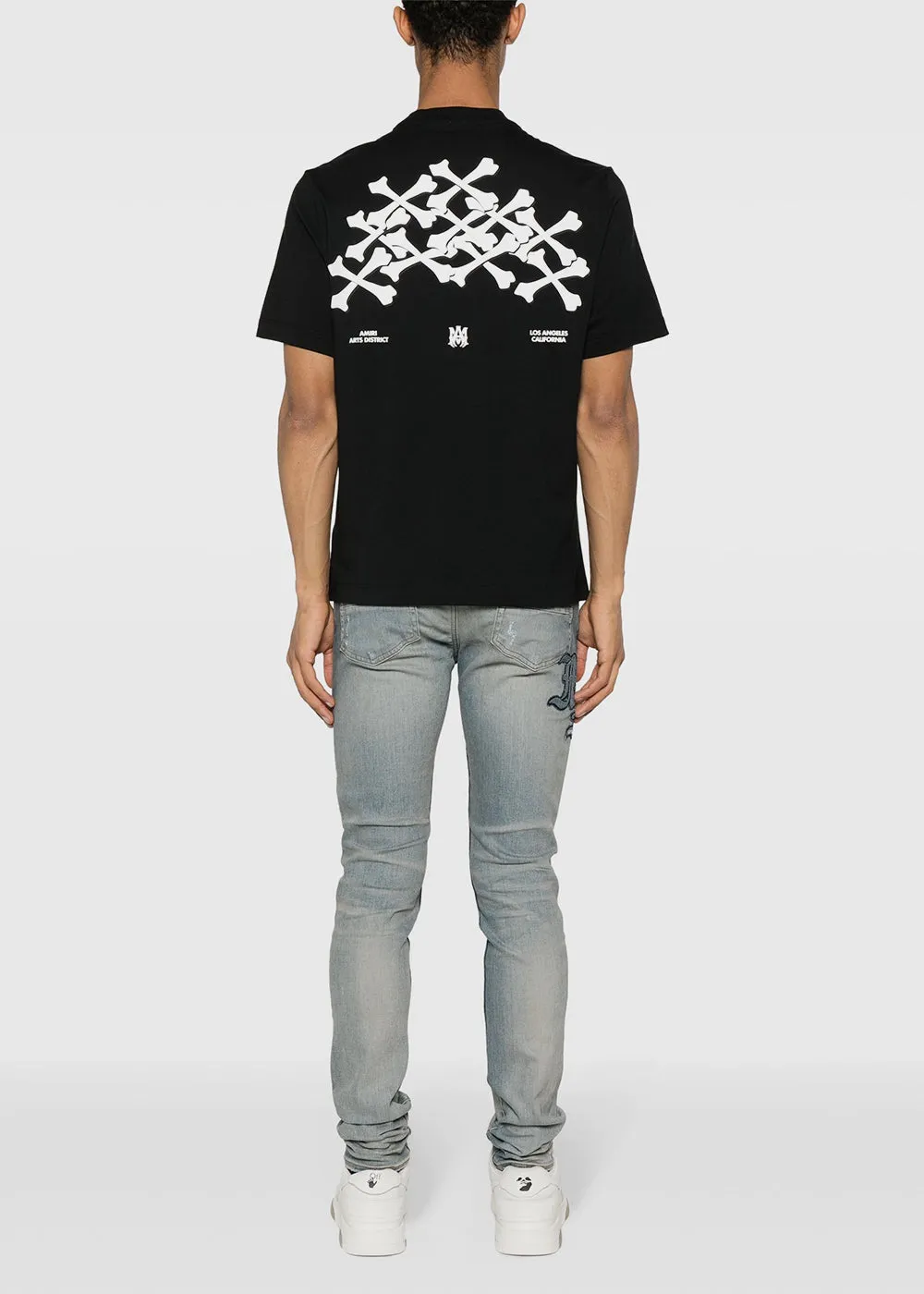 Black Bones Stacked T-Shirt