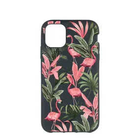 Black Flamingo Party iPhone 11 Case