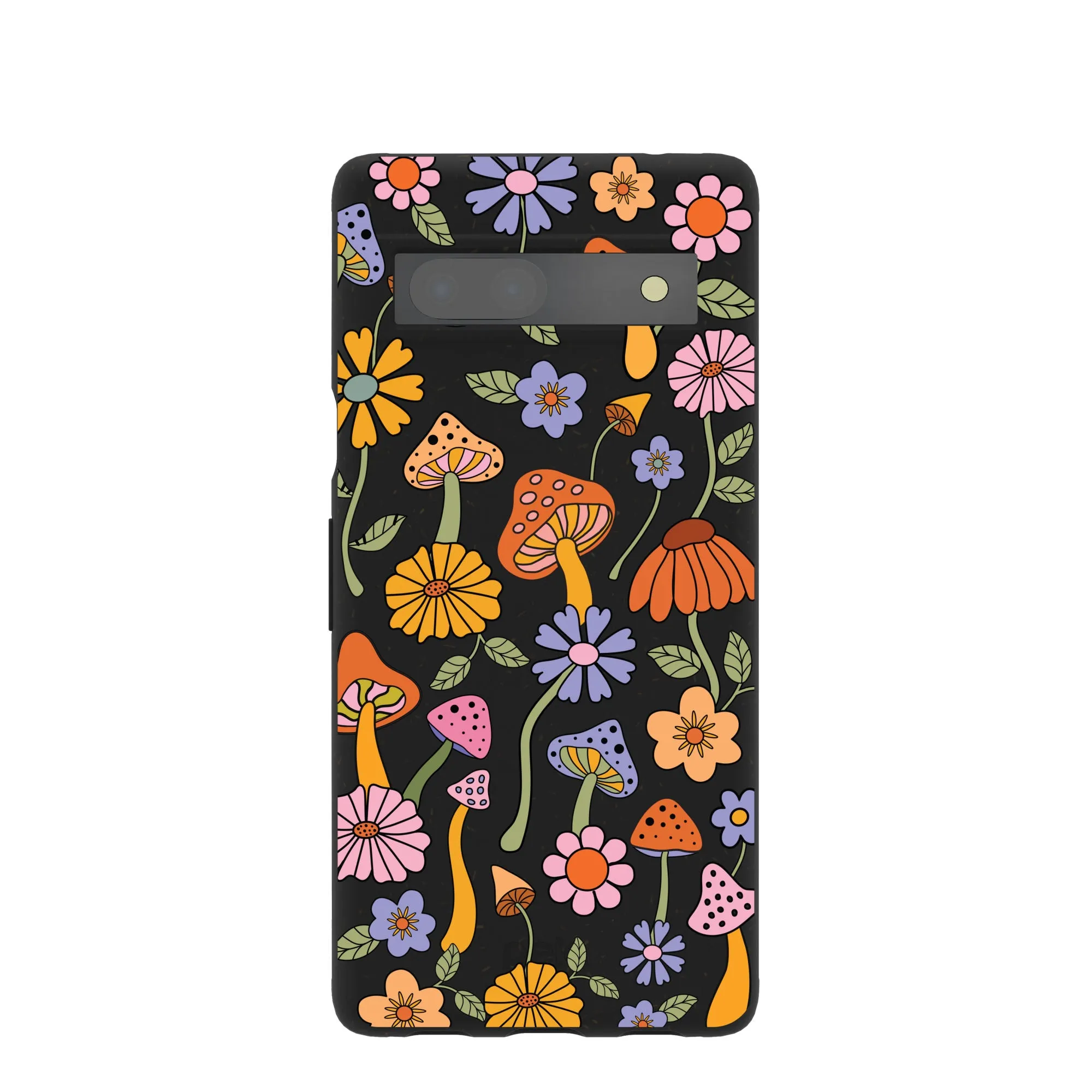 Black Midnight Shrooms Google Pixel 7a Case