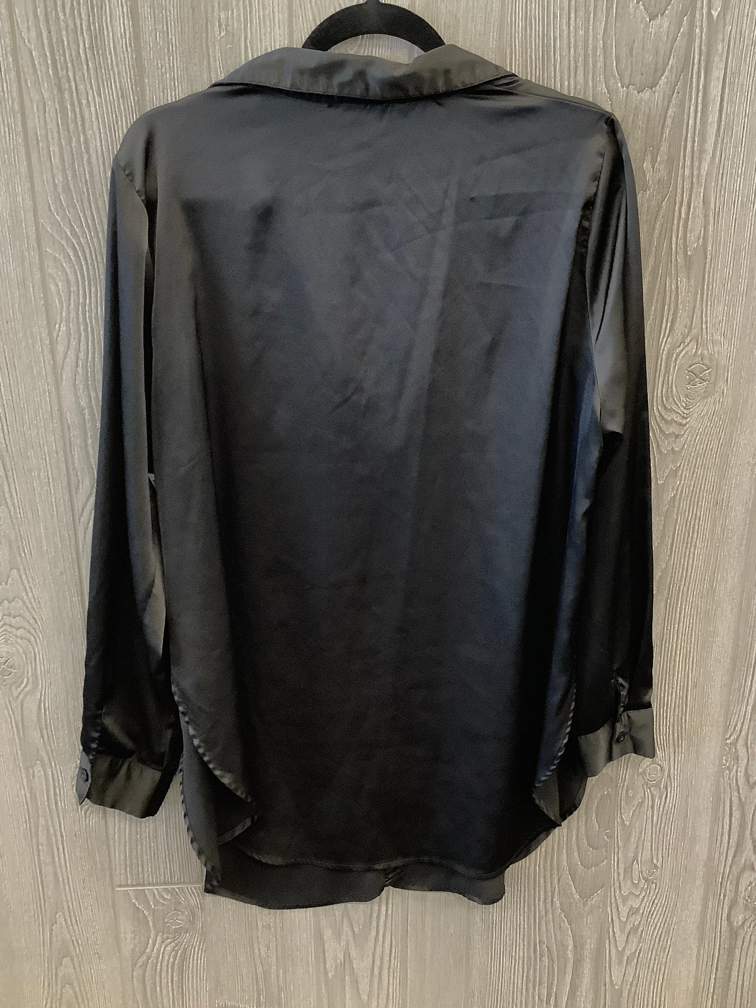 Blouse Long Sleeve By Akira In Black, Size: 1x