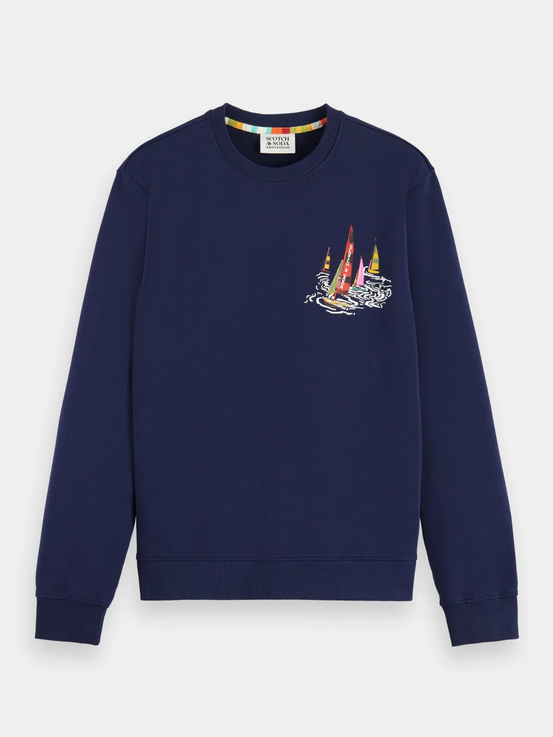 Boat artwork sweatshirt