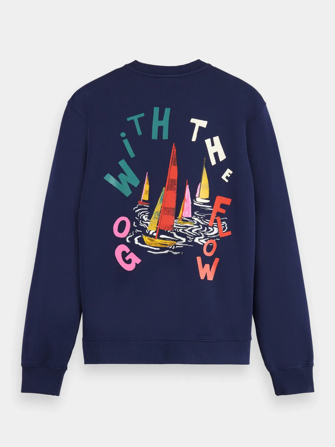 Boat artwork sweatshirt