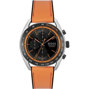 BOSS Centre Court 44mm Orange Men's Quartz Watch