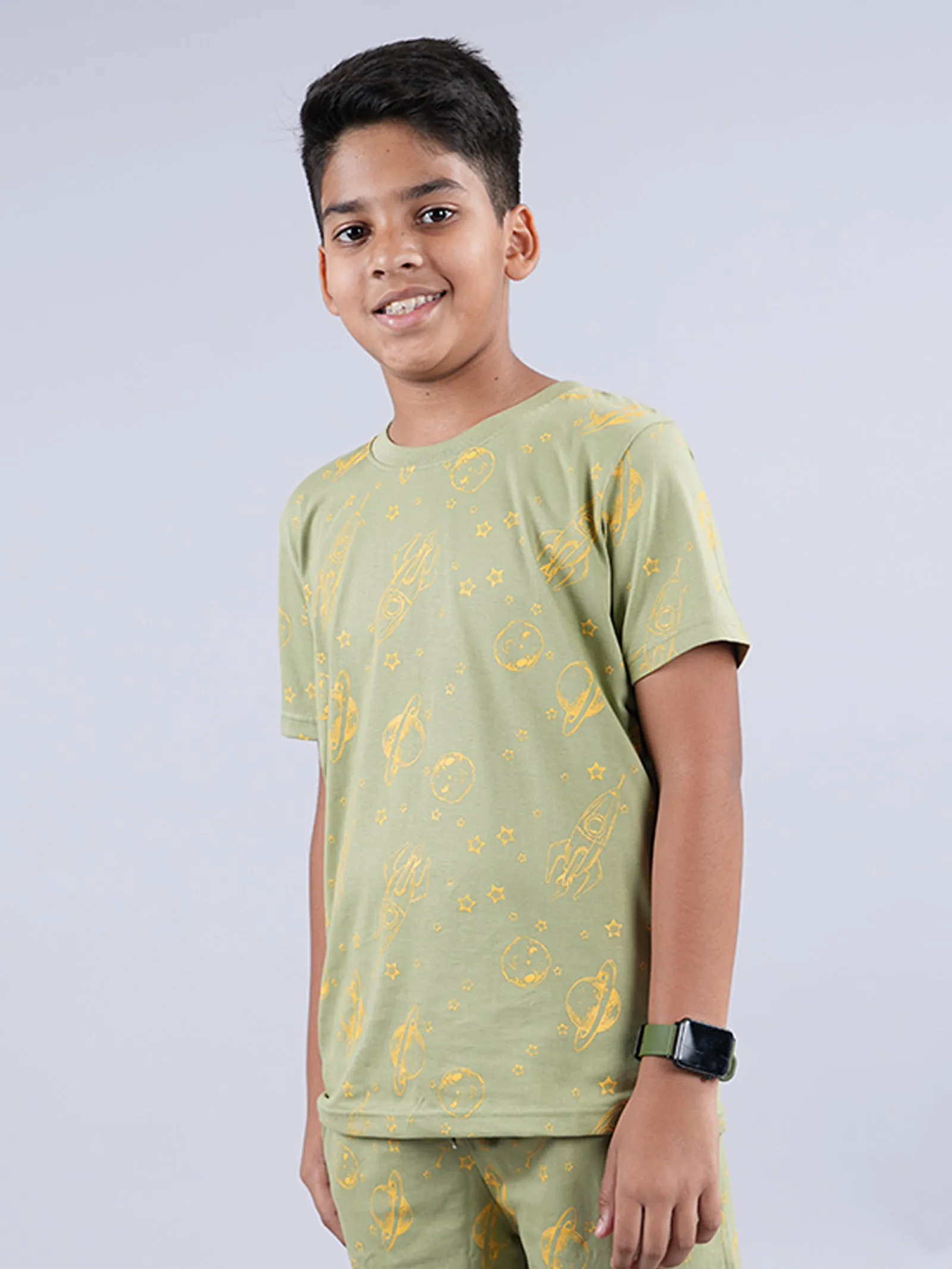 Boys Tee With All Over Print