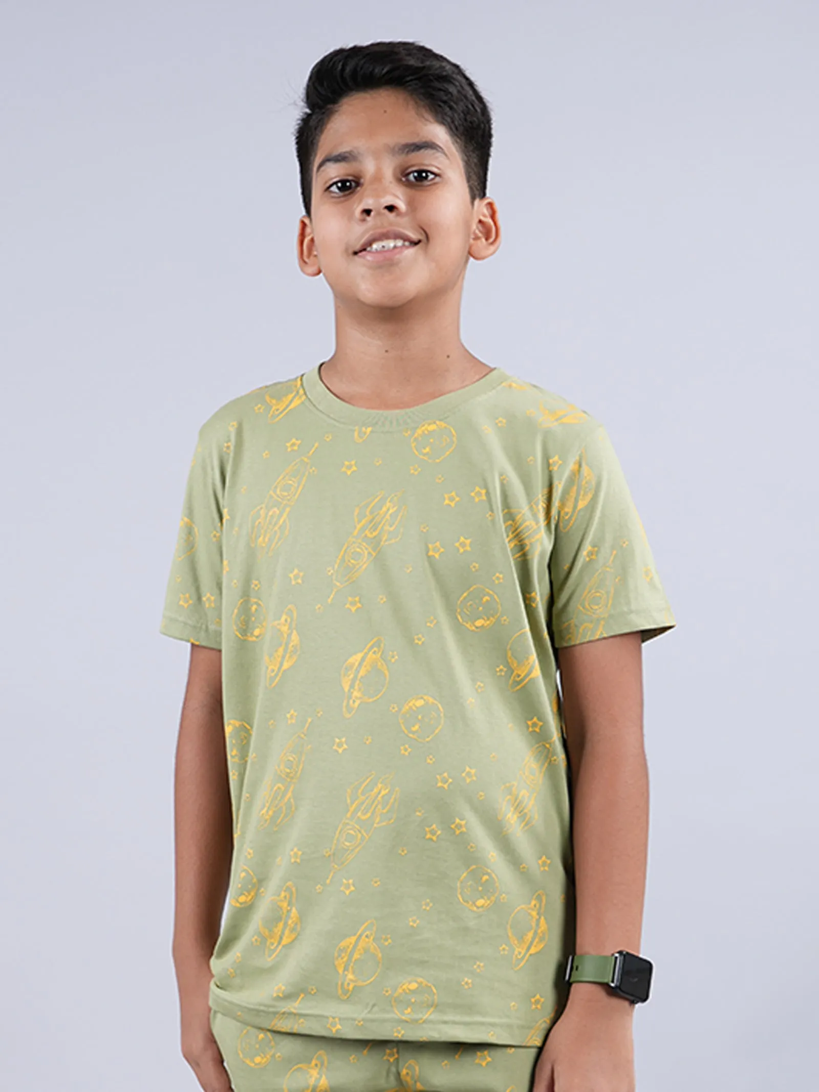 Boys Tee With All Over Print