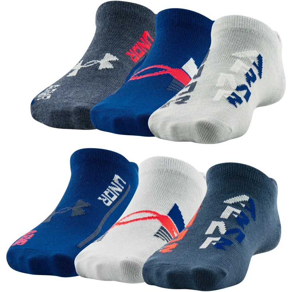 Boys' Under Armour Youth Essential Lite Low 6-Pack Socks