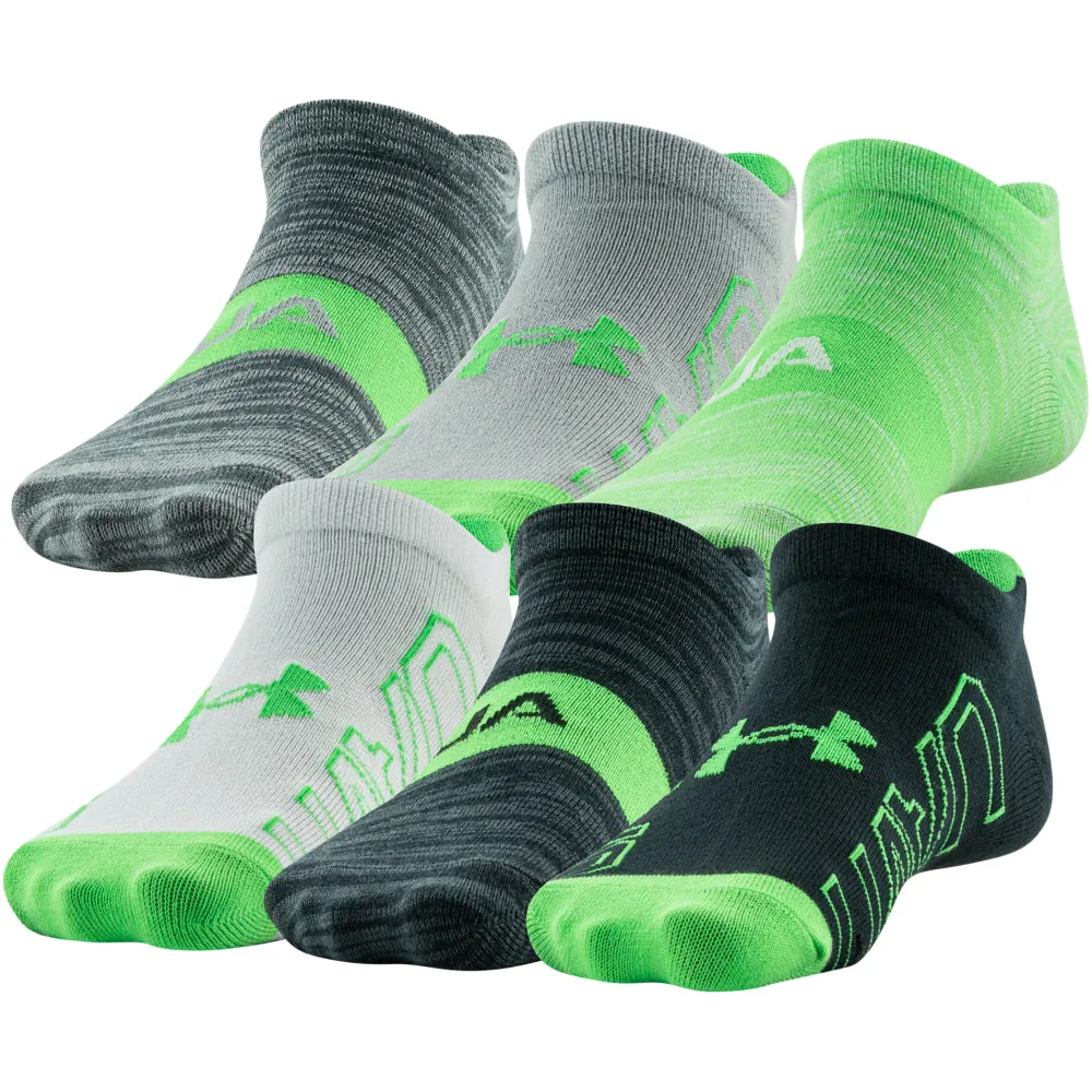 Boys' Under Armour Youth Essential Lite Low 6-Pack Socks