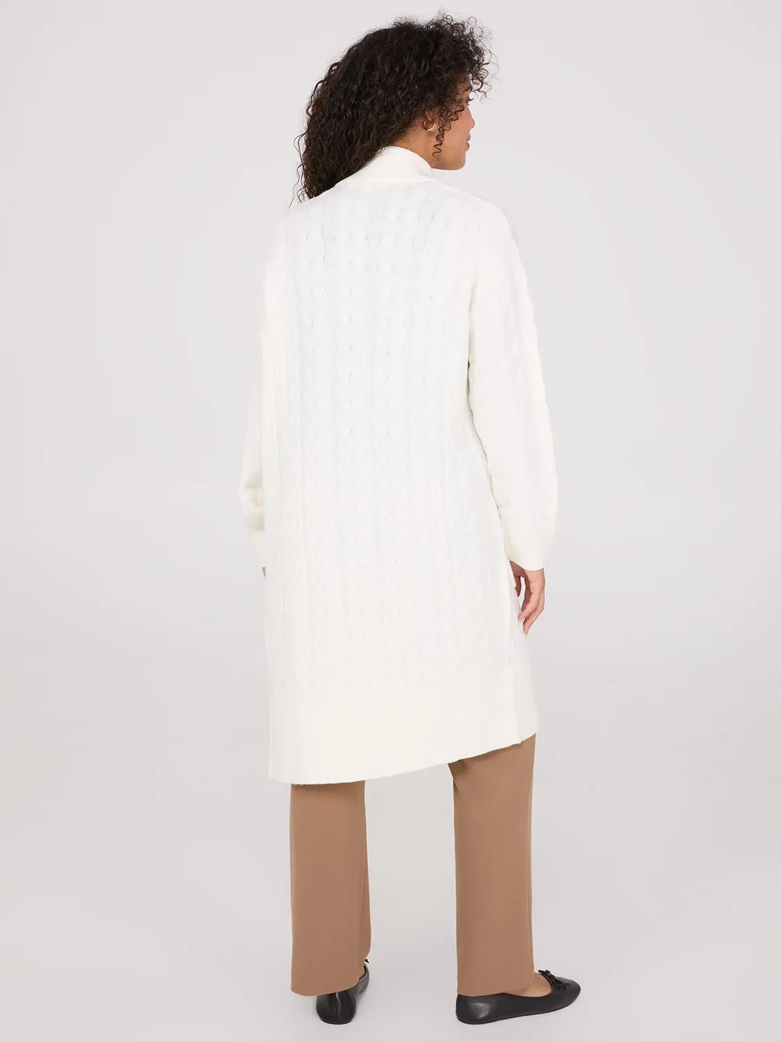 Cable Knit Duster