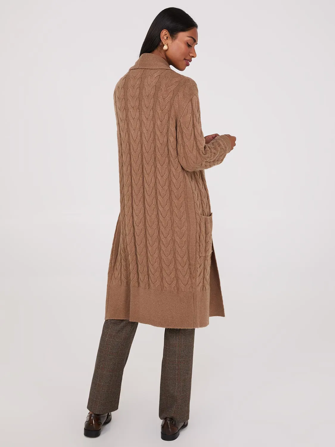 Cable Knit Duster