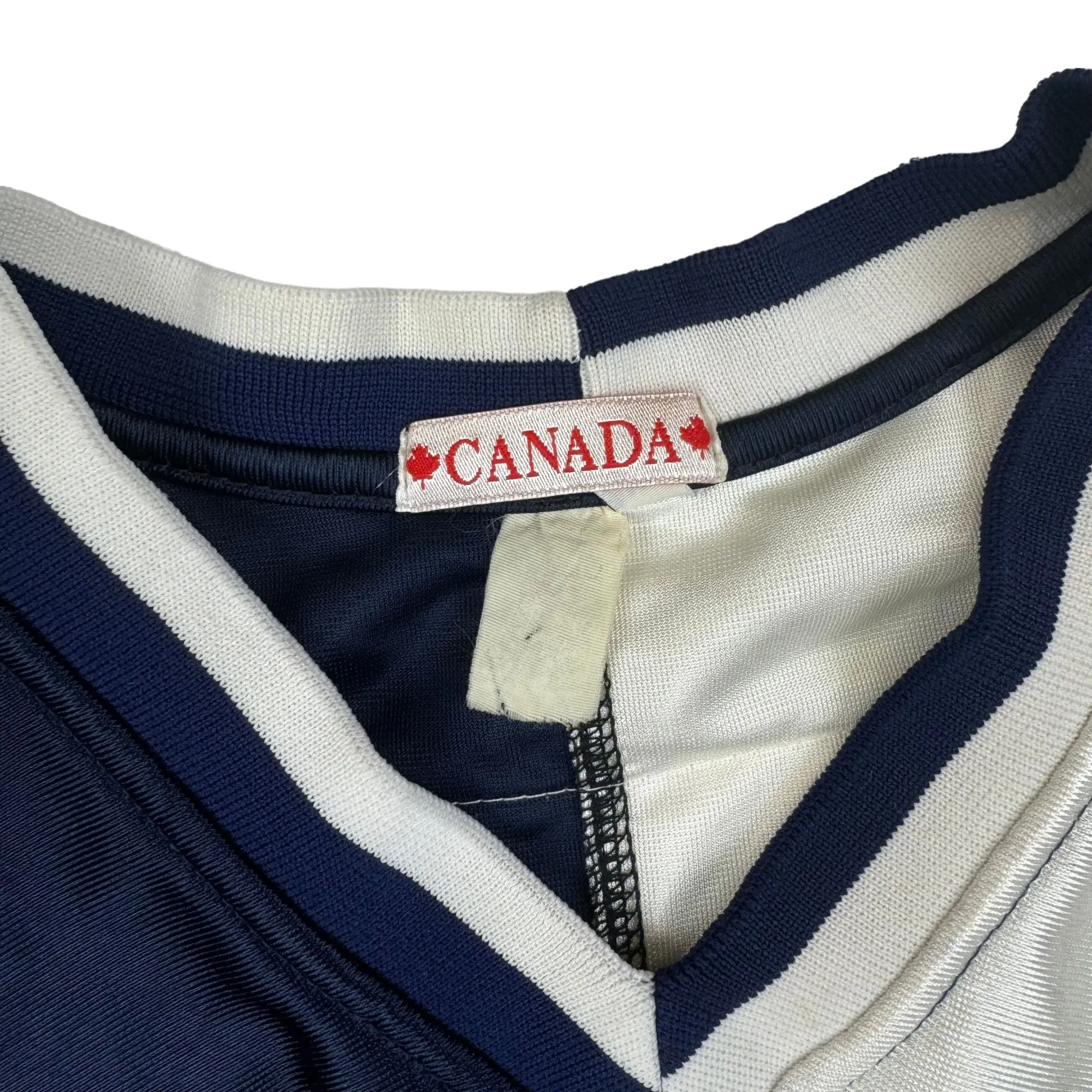 Canada 05 Split Blue and White NFL Style Jersey