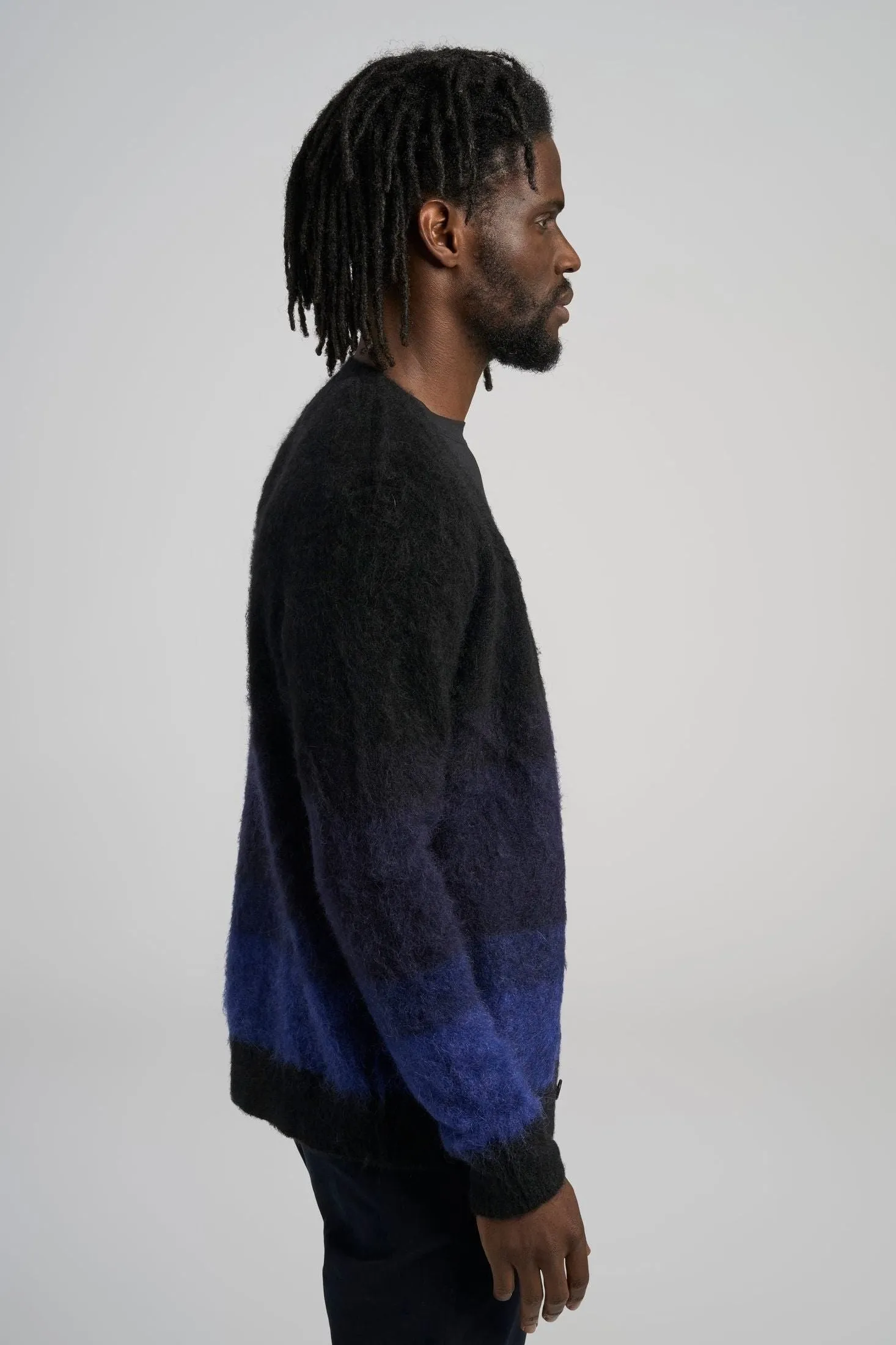 Cardigan Sweater | Brushed Mohair