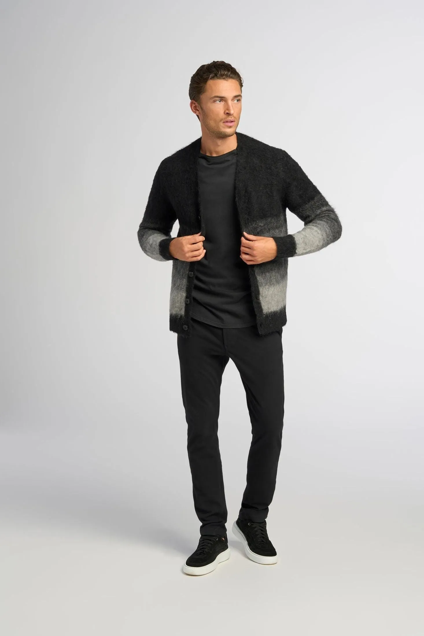 Cardigan Sweater | Brushed Mohair