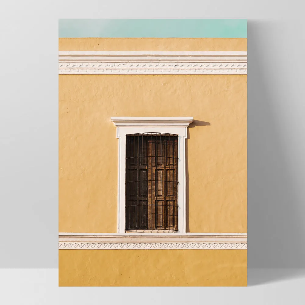 Casa De Amarilla Mexico - Art Print by Beau Micheli