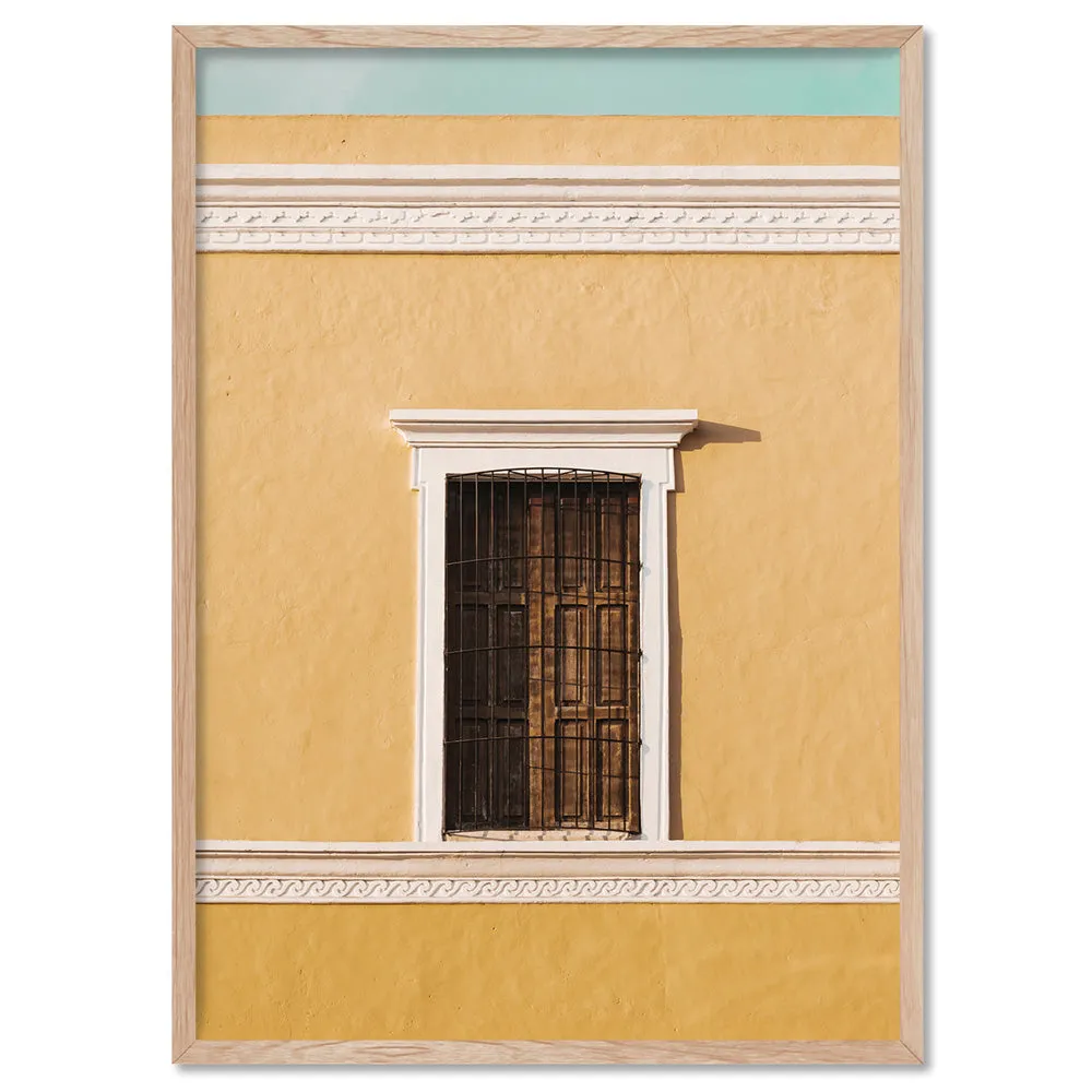 Casa De Amarilla Mexico - Art Print by Beau Micheli