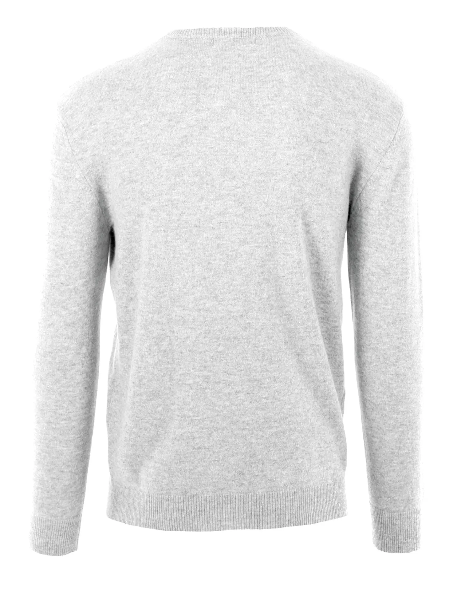 Cashmere sweater men "O-neck" - light grey