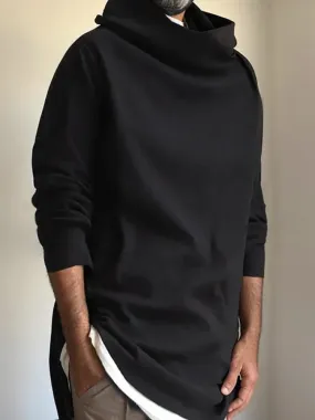 Casual Simple High-Neck Sweatshirt