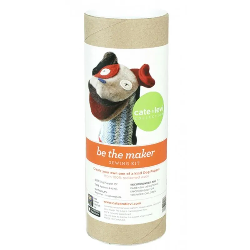 Cate & Levi, Be The Maker Upcycled Wool Puppets DIY Kits