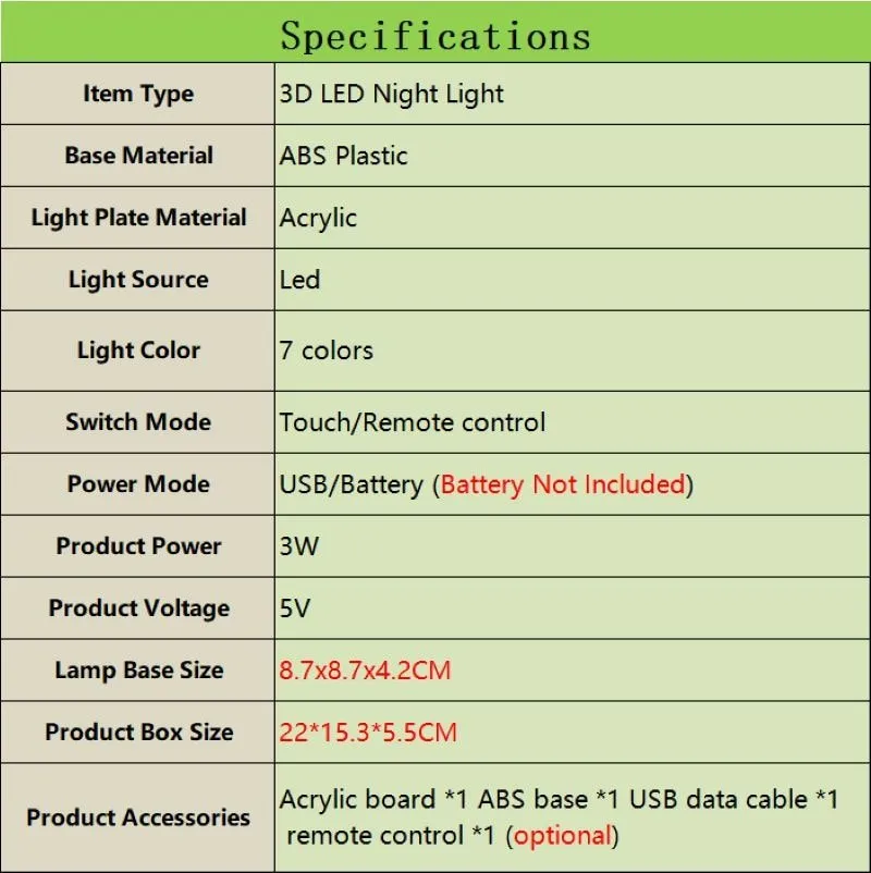 Cat's Physique LED Light