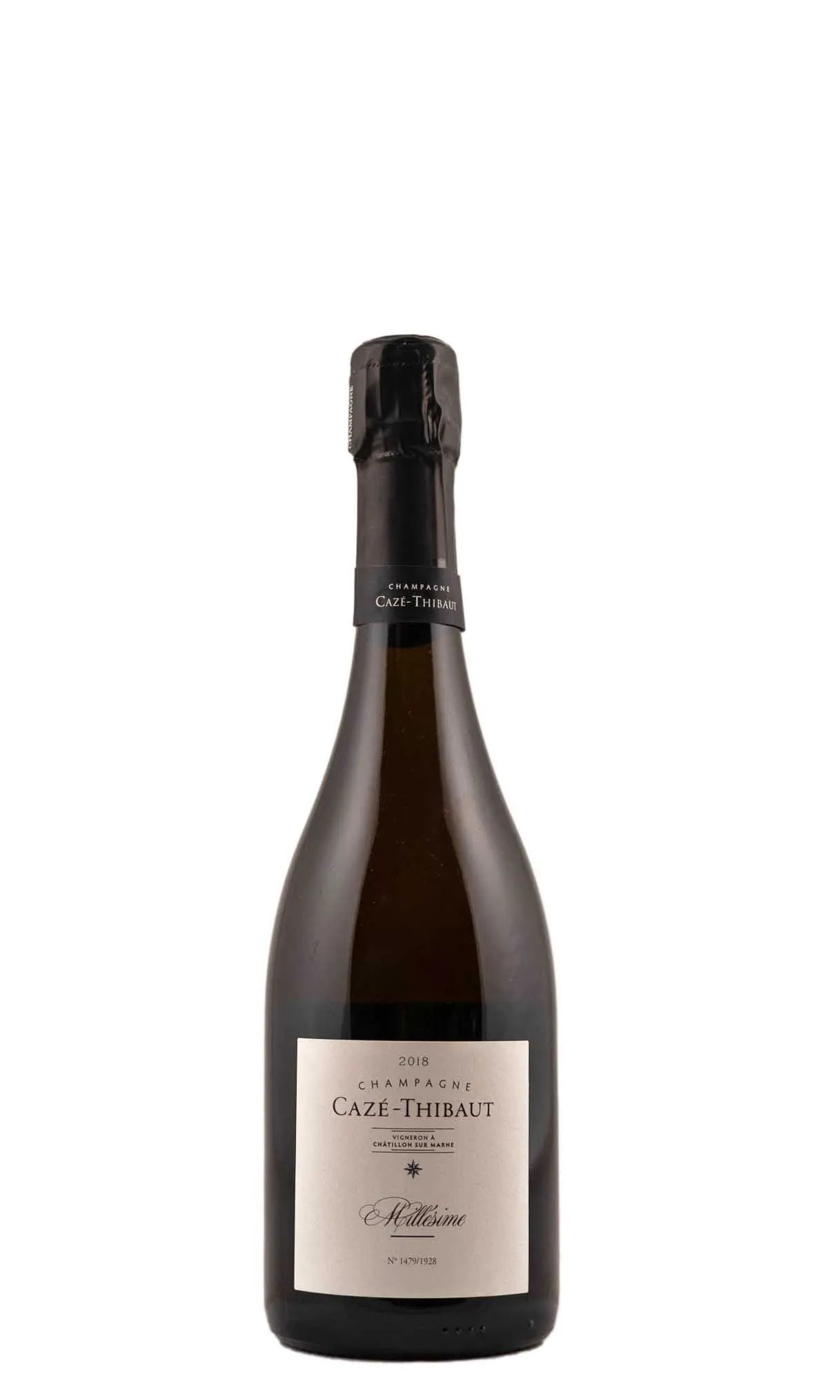 Caze-Thibaut, Champagne Blanc de Noirs Millesime , 2018