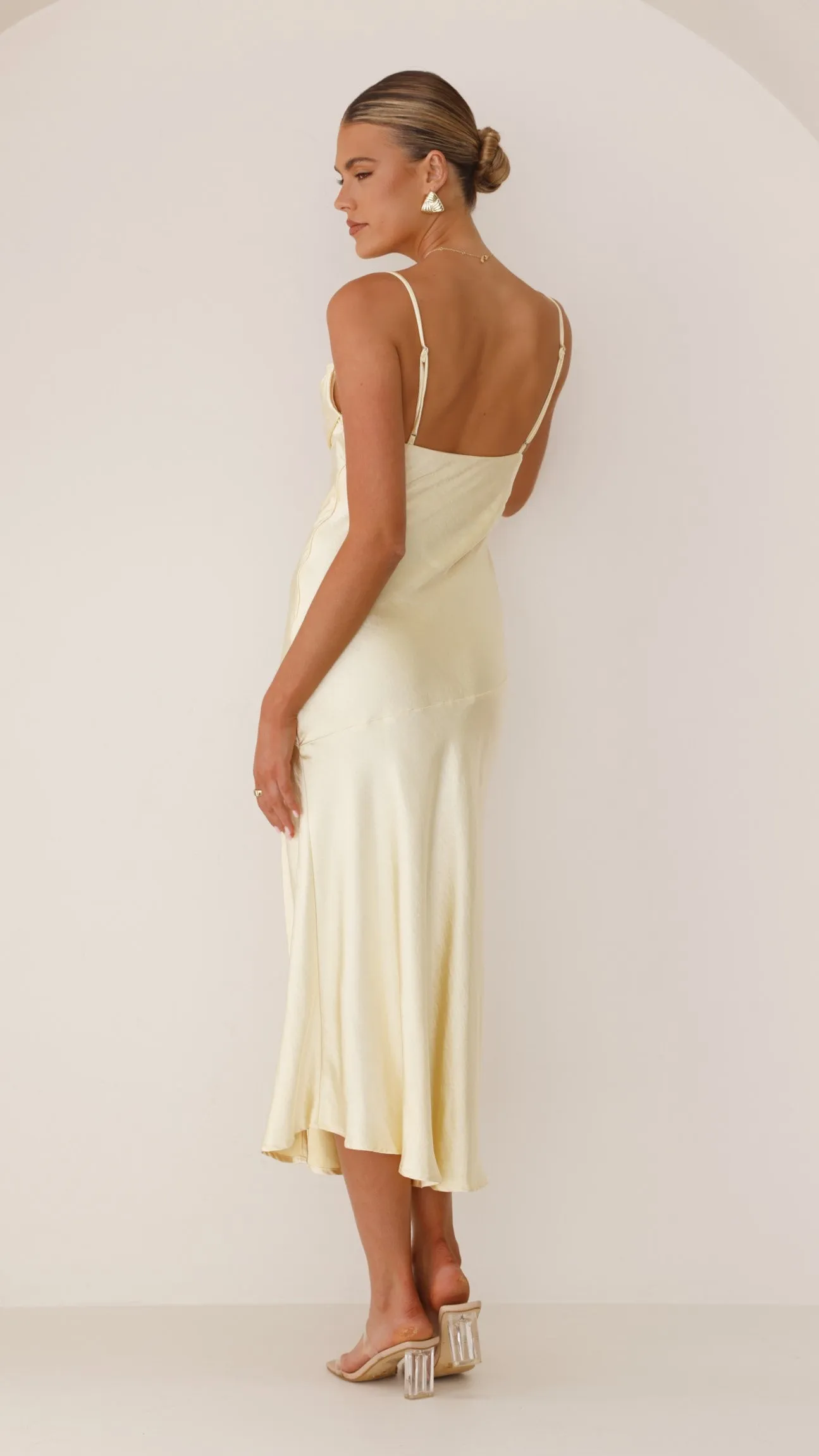 Celina Midi Dress - Yellow