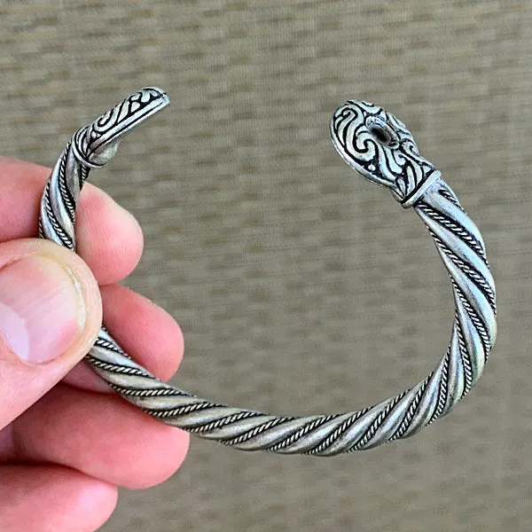 Celtic Breton Bracelet - Pewter