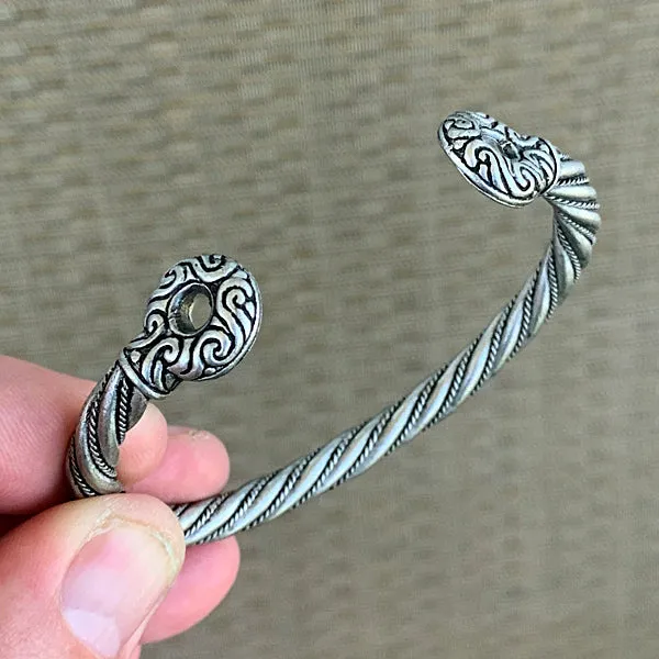 Celtic Breton Bracelet - Pewter