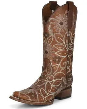 Circle G Ladies' Floral Embroidery Boot