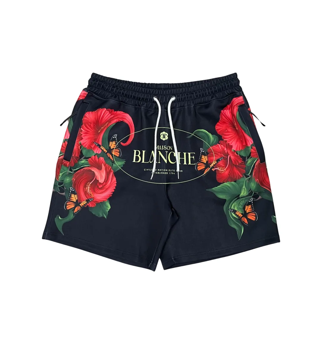 Civilized 'Butterfly Roses' Shorts