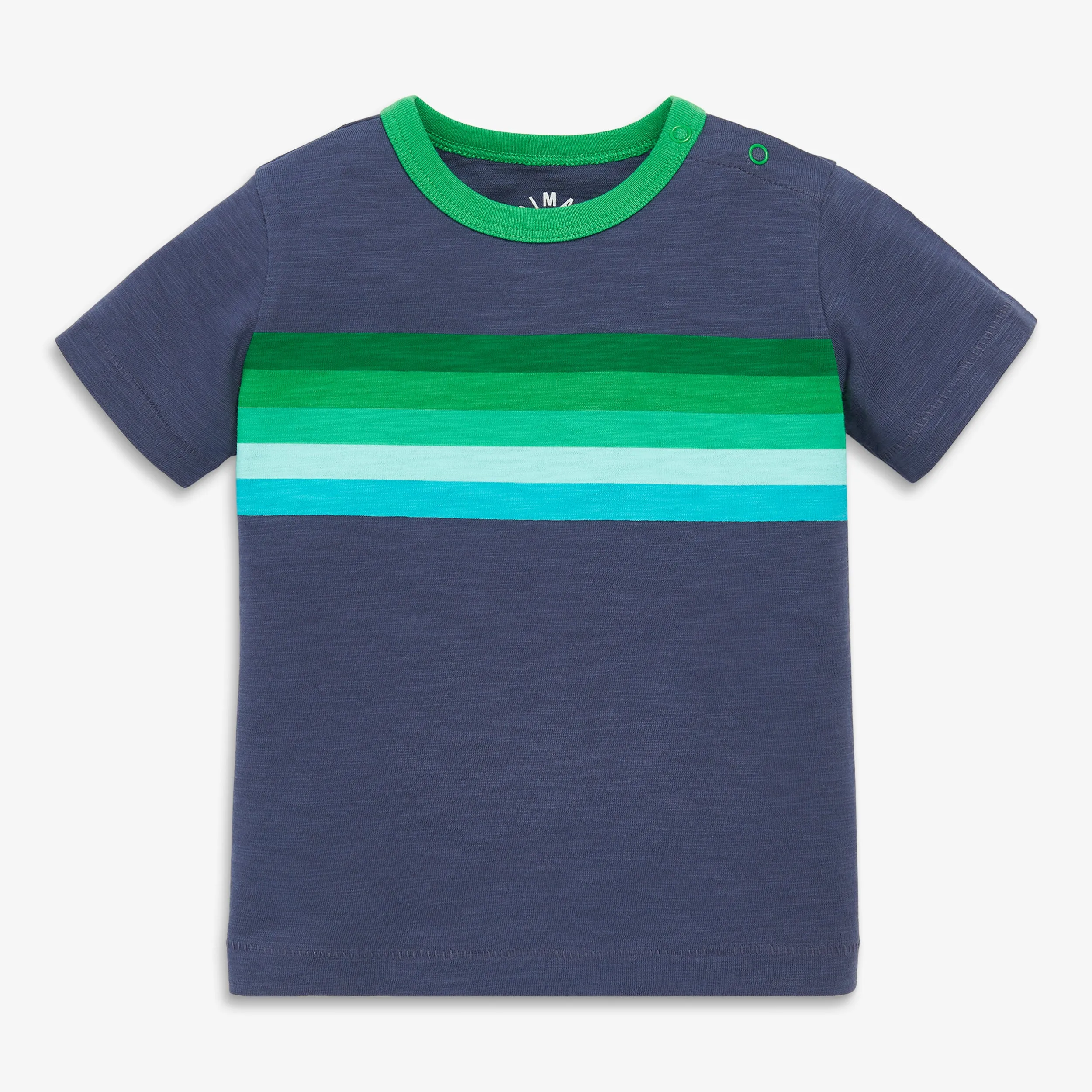 Clearance baby banner stripe tee