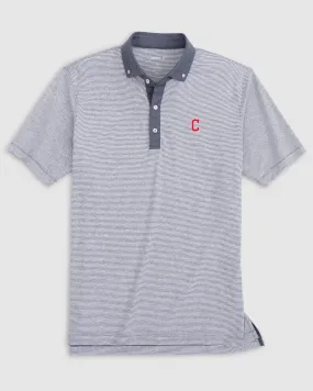 Cleveland Guardians Walsh Striped Jersey Performance Polo