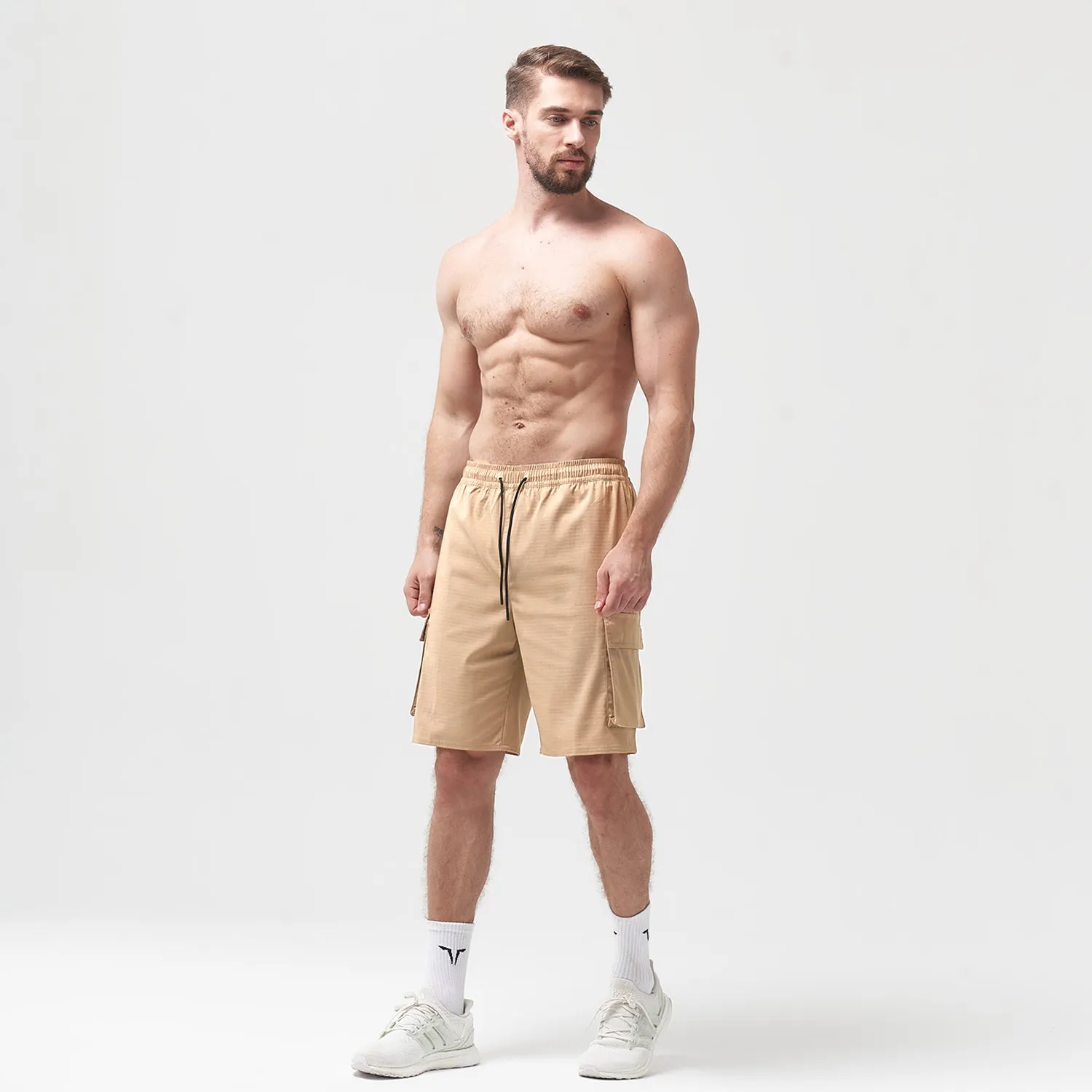 Code 2-in-1 Knee-length Cargo Shorts - Cobblestone