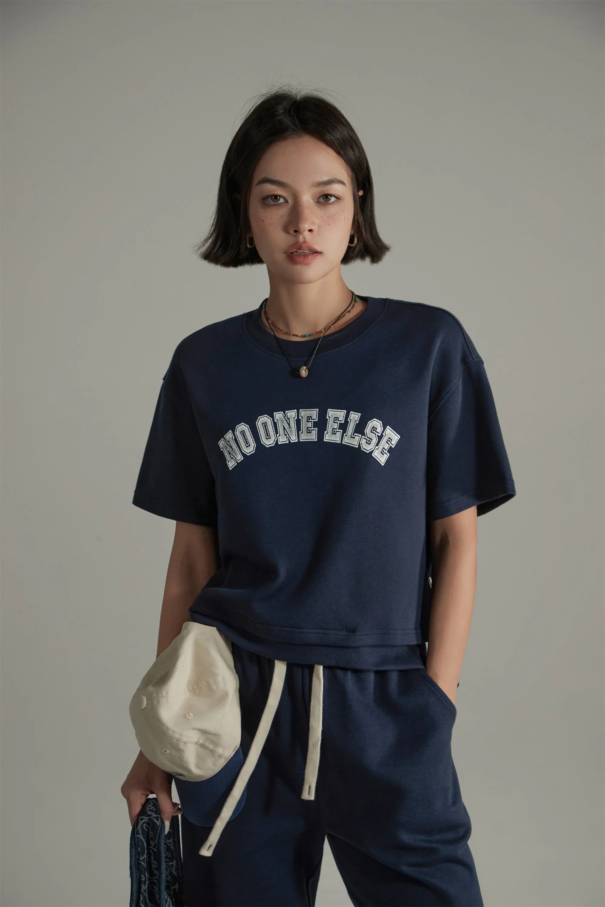 College Sport Short-Sleeves Sweater