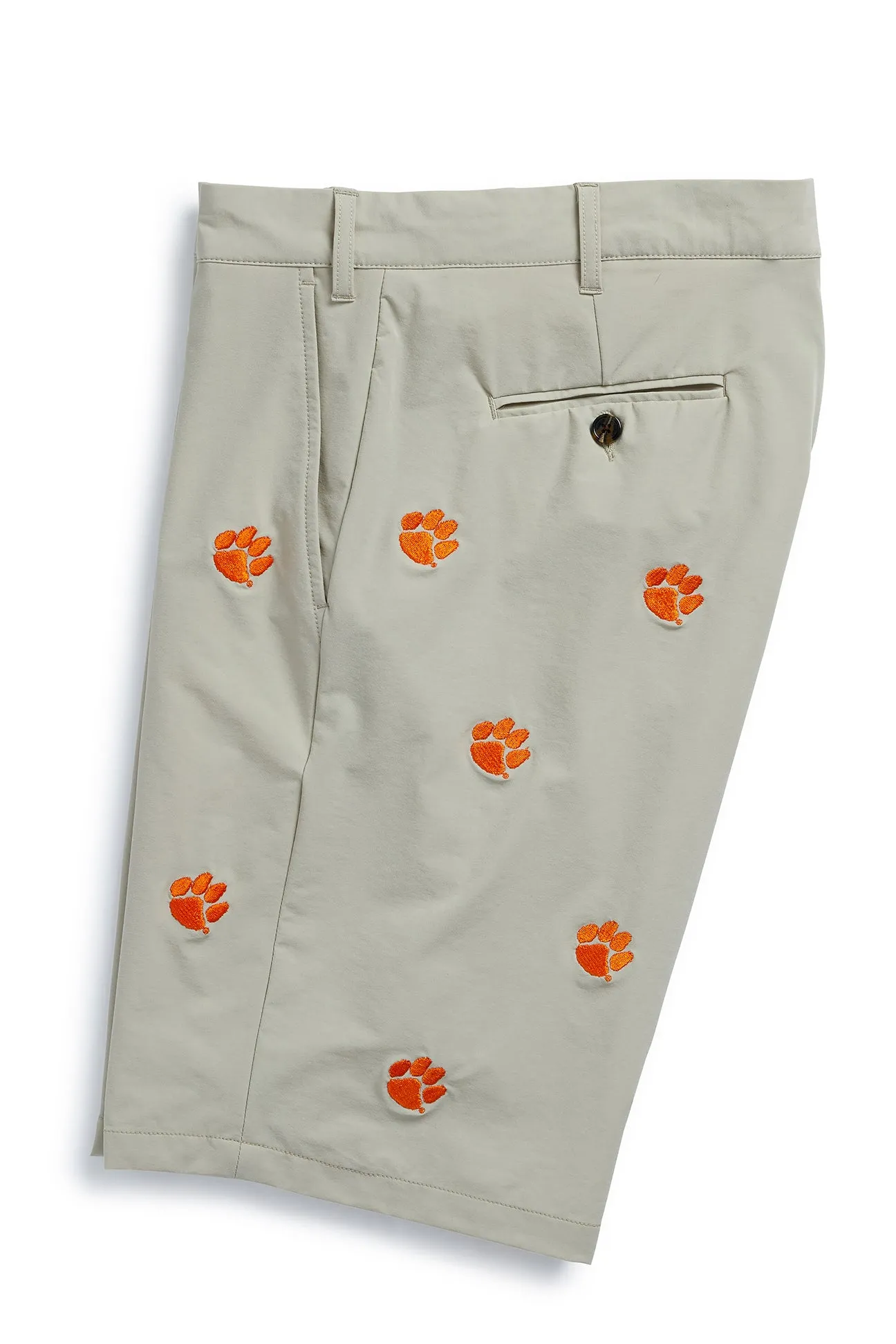 Collegiate ACKformance Short Khaki with Clemson