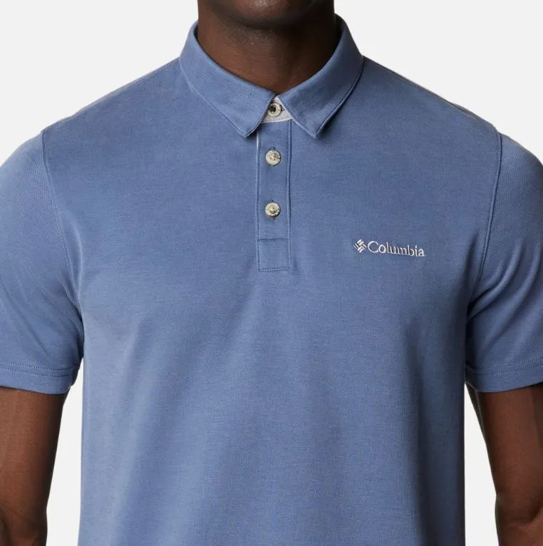 Columbia Nelson Point Dark Blue Polo Blue