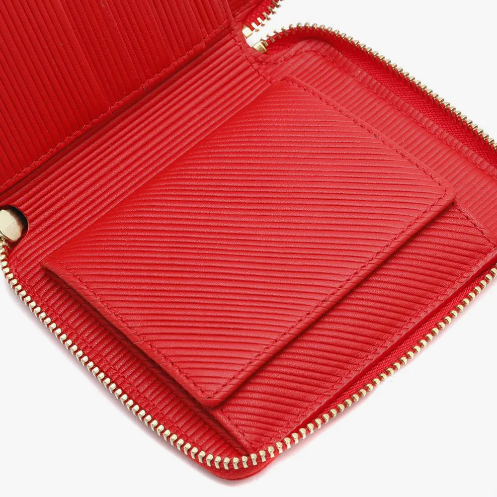 COMME des GARÇONS WALLET Intersection Zip Wallet / Red