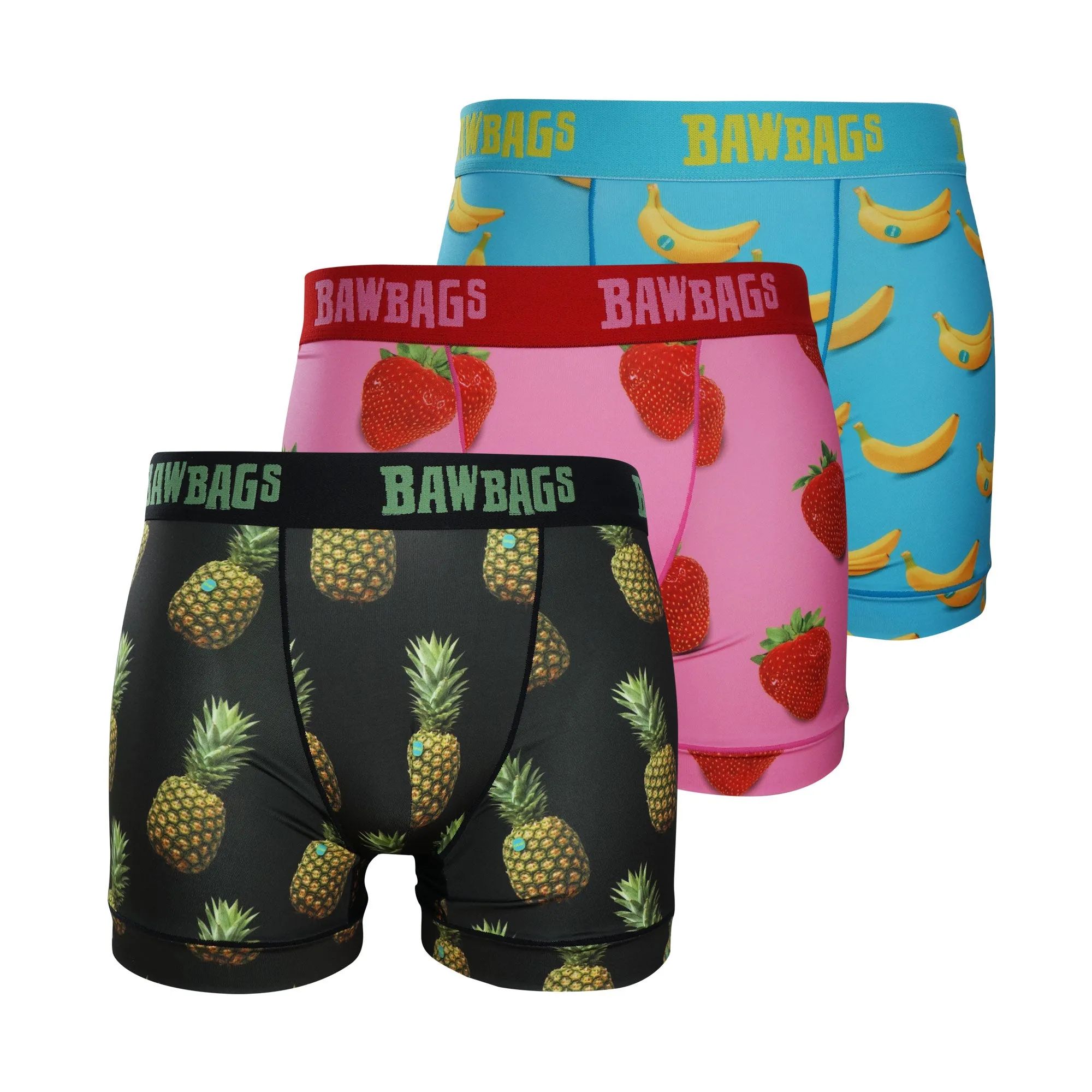 Cool De Sacs Fruit Bowl 3-Pack Technical Boxer Shorts