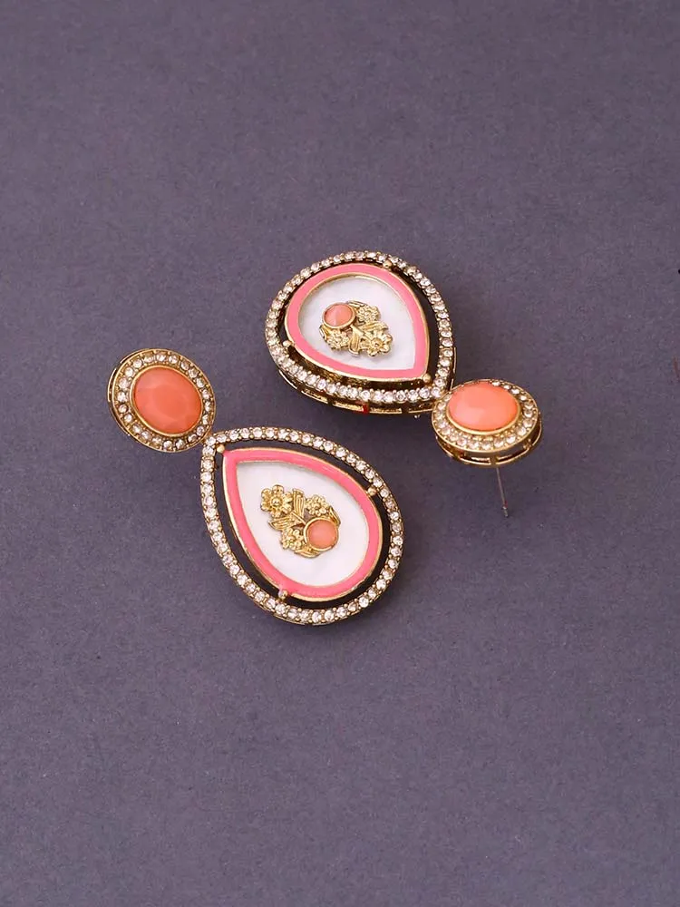 Coral Pritika Danglers