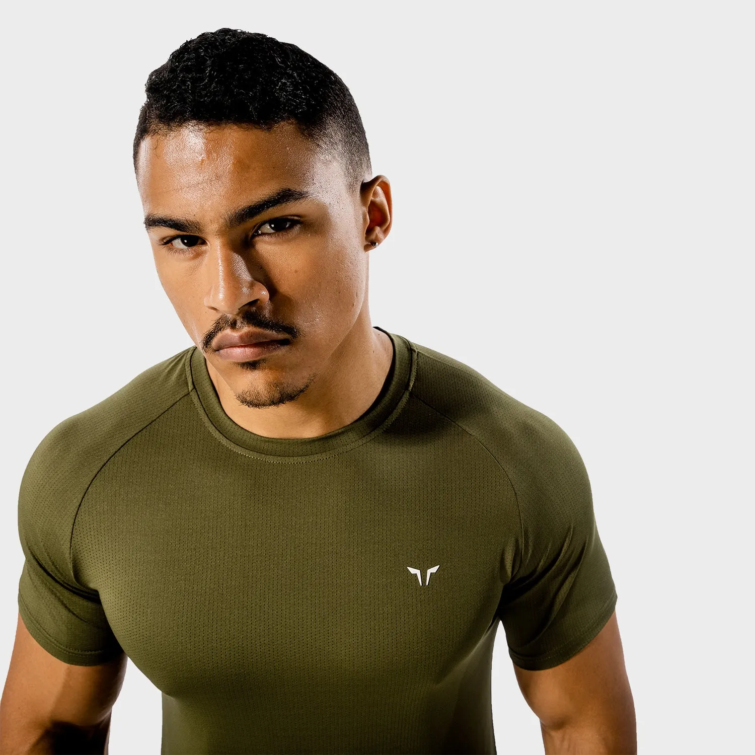 Core Mesh Tee - Khaki