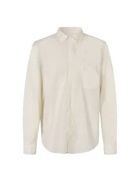 Cotton Poplin Malte Shirt, Vanilla Ice