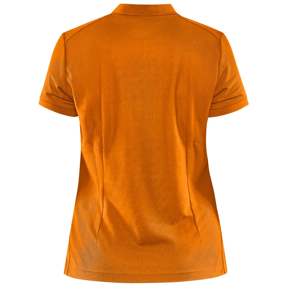 Craft Poloshirt Core Unify Dames Oranje